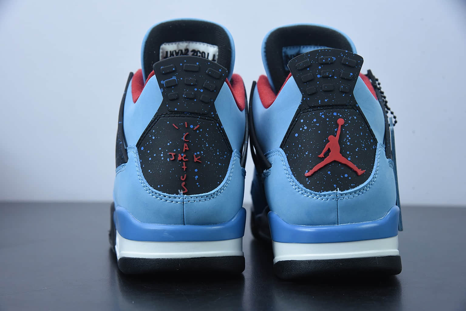 乔丹Travis Scott x Air Jordan 4 Retro 蓝麂皮AJ4联名款篮球鞋纯原版本 货号:308497-406