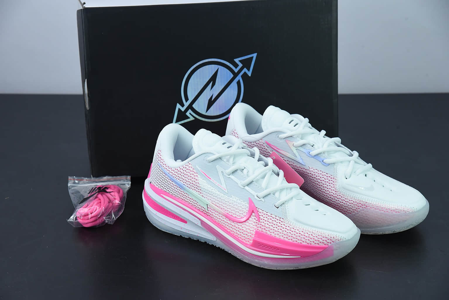 耐克 Nike Air Zoom GT Cut 乳腺癌粉色男子低帮实战篮球鞋纯原版本 货号:CZ0175-008