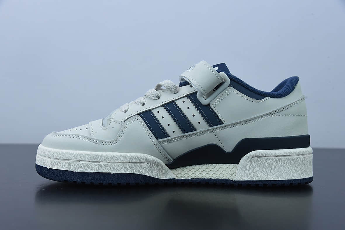 阿迪达斯Adidas Originals Forum 84 Low 灰海军蓝黑曜石休闲文化板鞋纯原版本 货号:GY6553