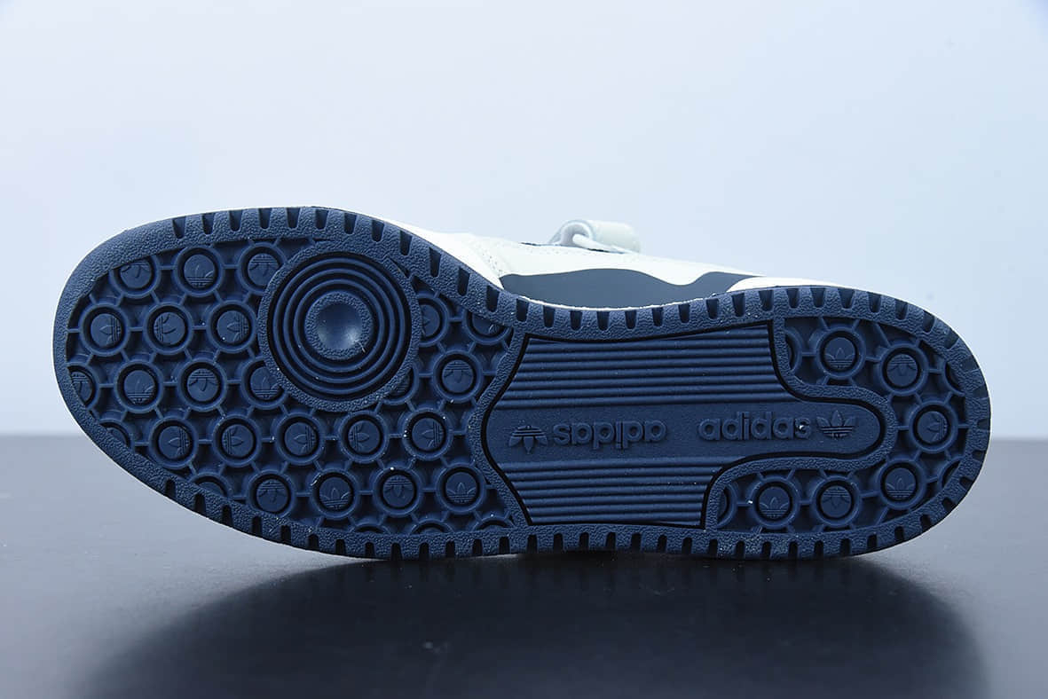 阿迪达斯Adidas Originals Forum 84 Low 灰海军蓝黑曜石休闲文化板鞋纯原版本 货号:GY6553