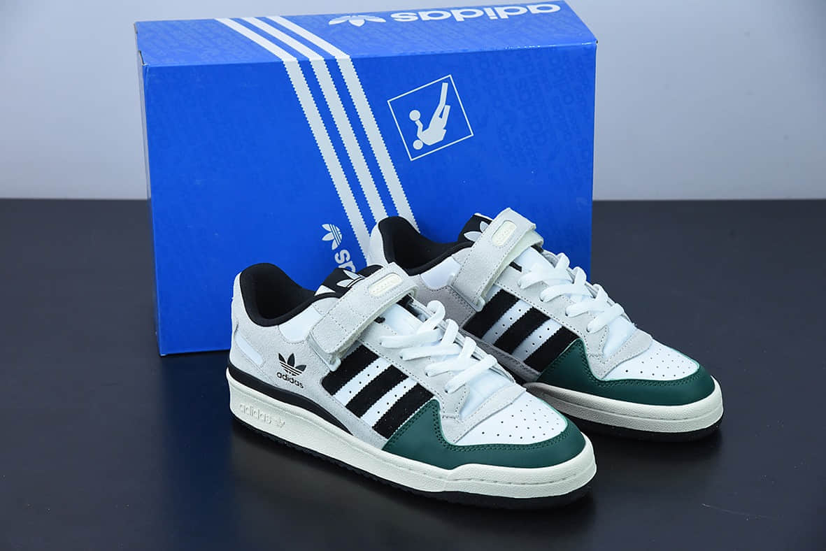 阿迪达斯adidas Originals Forum84 Low灰绿低帮杨幂同款复古文化板鞋纯原版本 货号:GY8203