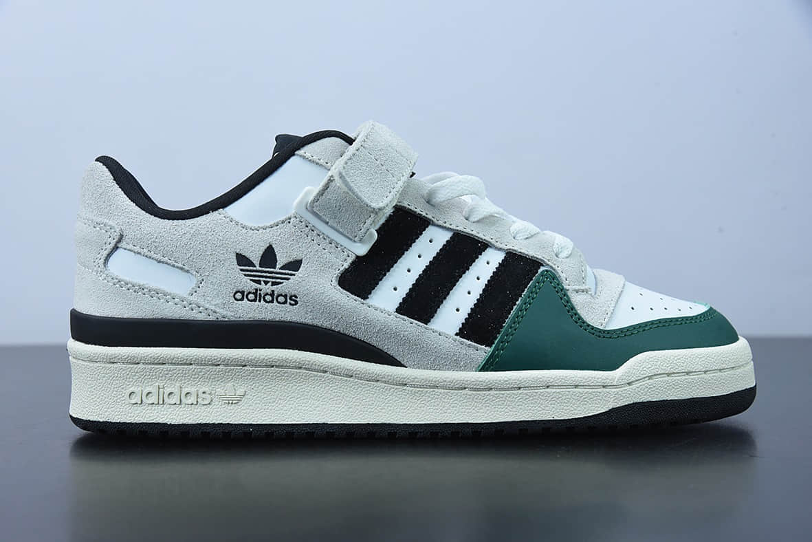 阿迪达斯adidas Originals Forum84 Low灰绿低帮杨幂同款复古文化板鞋纯原版本 货号:GY8203