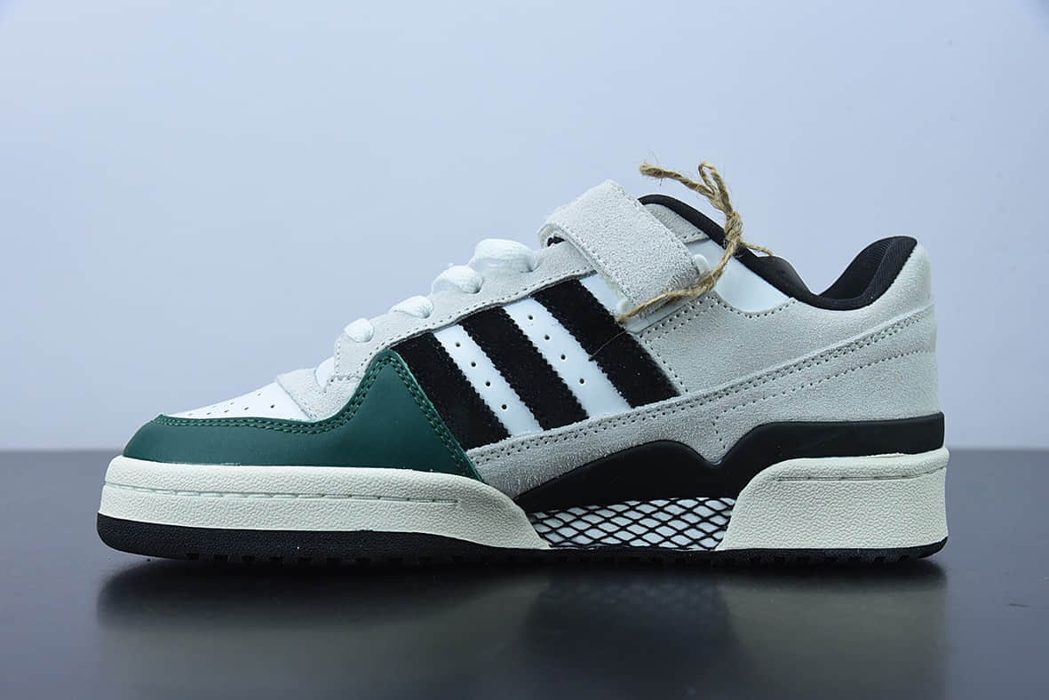 阿迪达斯adidas Originals Forum84 Low灰绿低帮杨幂同款复古文化板鞋纯原版本 货号:GY8203