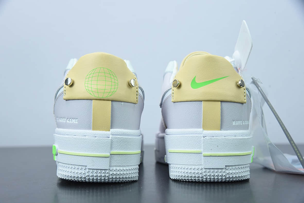 耐克 Nike LPL x Nk Air Force 1 Low Pixel Have A Good Game多色拼接像素荧光扣英雄联盟电竞系列空军一号低帮休闲文化板鞋纯原版本 货号：DO2330-511