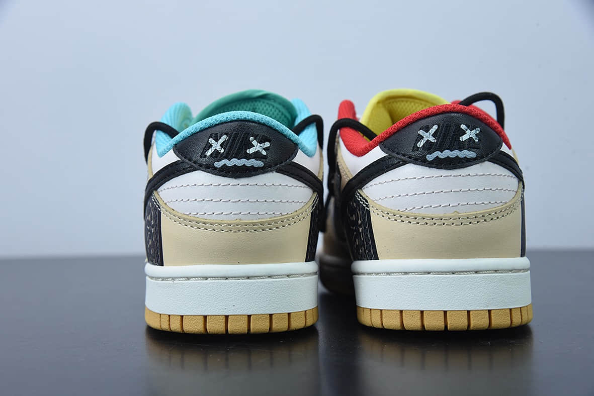 耐克 Nike Dunk Low SE Free .99 米白灰卡其腰果花绑绳SB扣碎篮板时尚休闲板鞋纯原版本 货号:DH0952-100