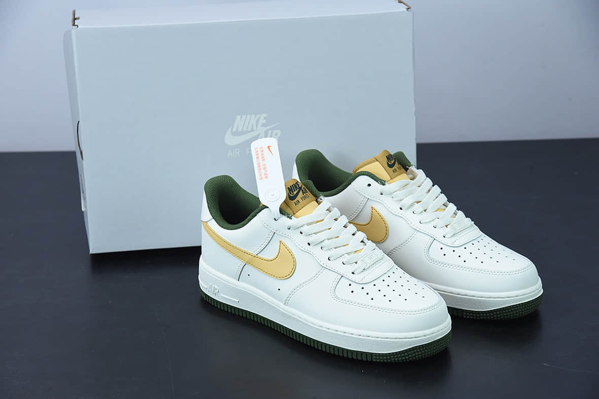 耐克 Nike Air Force 1 Low 黄绿拼接空军一号低帮百搭休闲运动板鞋纯原版本 货号：LS9042-108