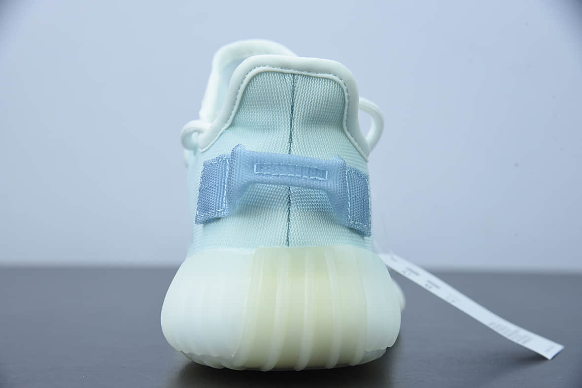 阿迪达斯 Adidas Yeezy Boost 350 V2晶透蓝Ash Pearl椰子百搭轻便爆米花中底休闲运动慢跑鞋纯原版本 货号：GW2869