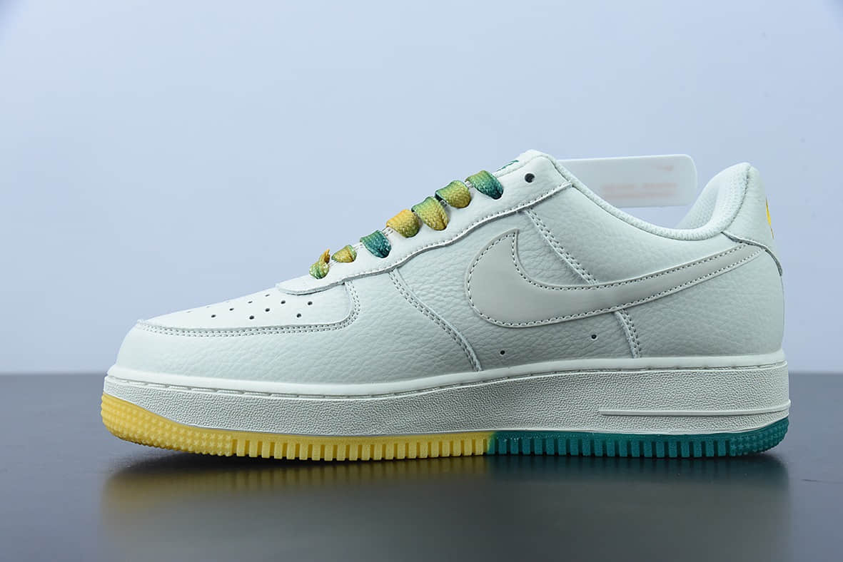 耐克 Nike Air Force 1 Low '07“米黄绿”犹他爵士队城市限定空军一号低帮休闲板鞋纯原版本 货号:ZJ6695-303