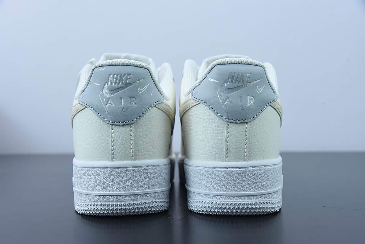 耐克 Nike Air Force 1 Low 米白反光空军一号低帮运动休闲板鞋纯原版本 货号:DR7857-100