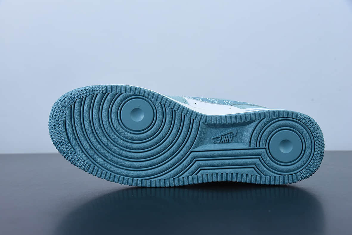耐克Nike Air Force 1 AF1 白蓝腰果花空军一号低帮板鞋纯原版本 货号:XM9612-092