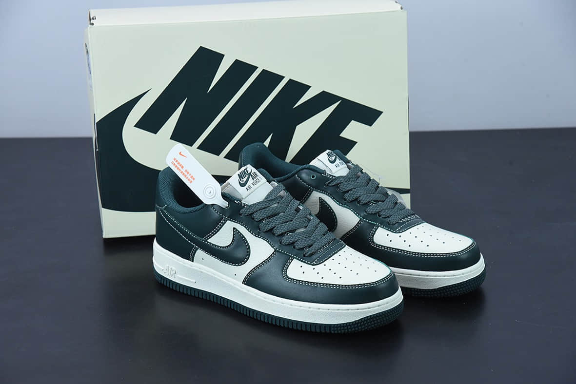 耐克 Nike Air Force 1 AF1 白绿复古空军一号低帮板鞋纯原版本 货号：LU6965-756