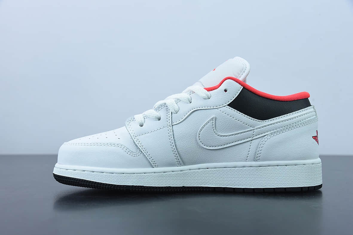 乔丹 Air Jordan 1 Low AJ1 黑白红低帮篮球鞋纯原版本 货号:553560-160