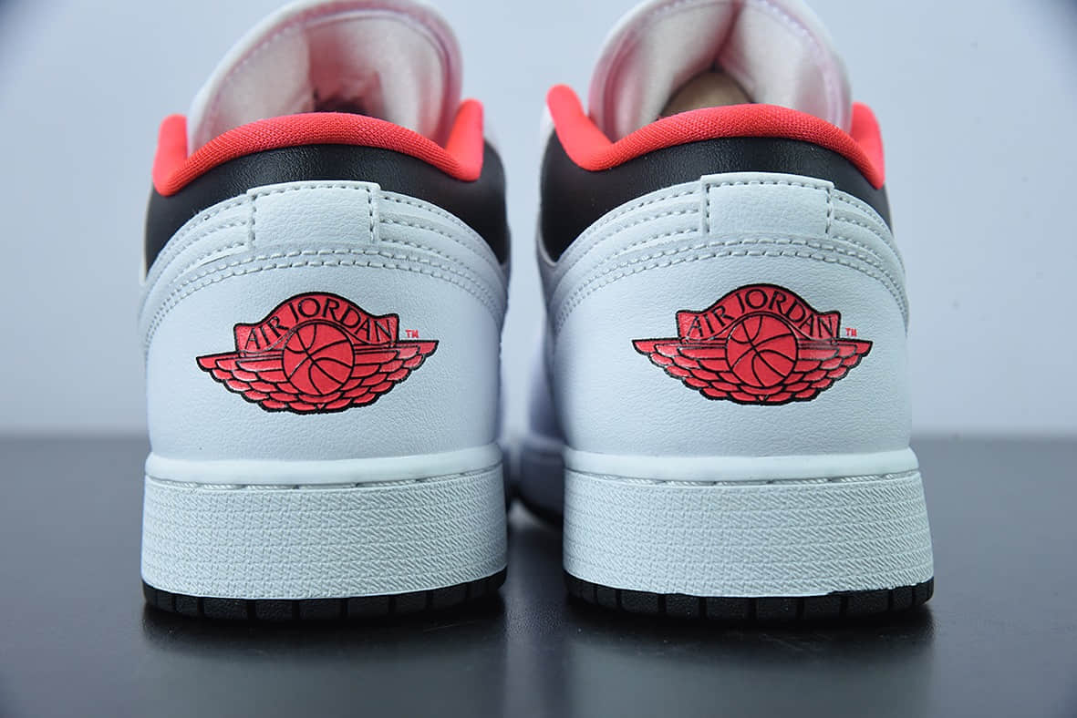 乔丹 Air Jordan 1 Low AJ1 黑白红低帮篮球鞋纯原版本 货号:553560-160