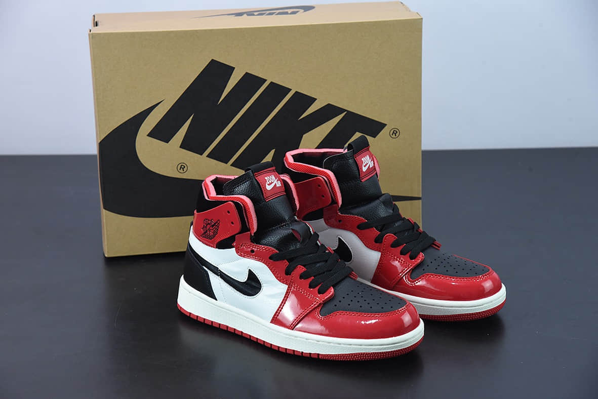 乔丹Air Jordan 1 RetroHigh OG Patent Bred黑红英雄联盟芝加哥漆皮高帮篮球鞋纯原版本 货号:CT0979-610