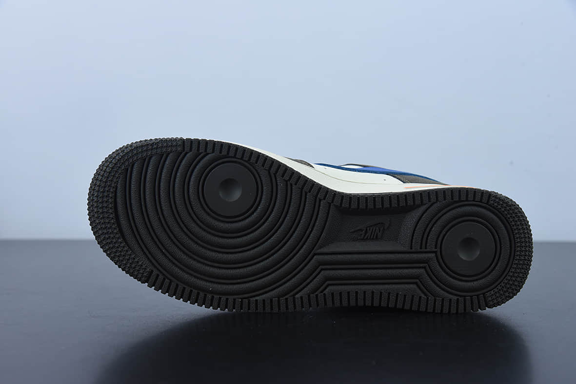 耐克Nike Air Force 1 AF1 空军一号白棕蓝橙摩卡拼色低帮休闲板鞋纯原版本 货号:DH7568-001