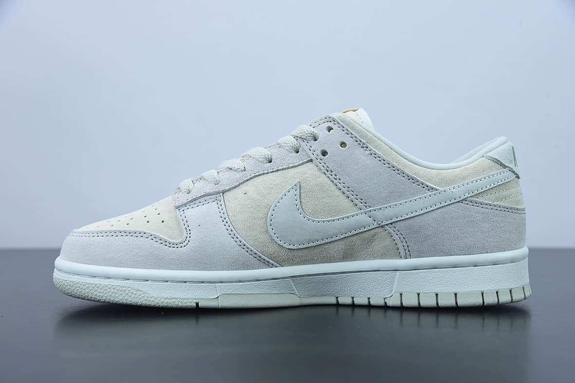 耐克 Nike Dunk Low PRM “Vast Grey” 复古奶灰色低帮运动休闲板鞋纯原版本 货号：DD8338-001