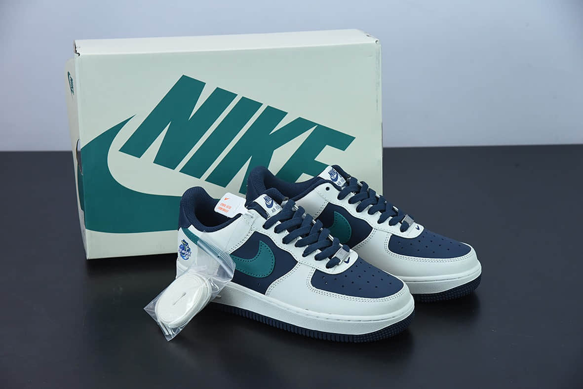 耐克 Nike Air Force 1 Low 空军一号白蓝绿低帮百搭休闲运动板鞋纯原版本 货号:BS8872-033