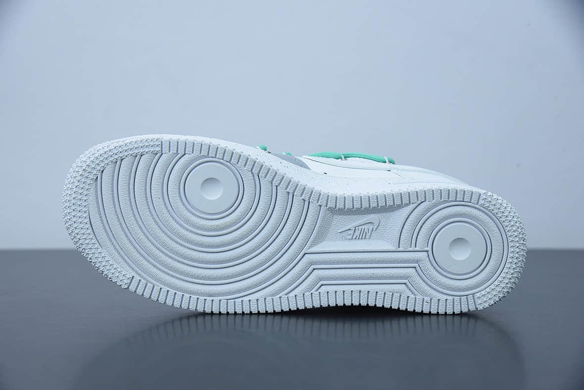 耐克Nike Air Force 1 Low 07 灰白绿绑绳空军一号低帮休闲板鞋纯原版本 货号:CW2288-111