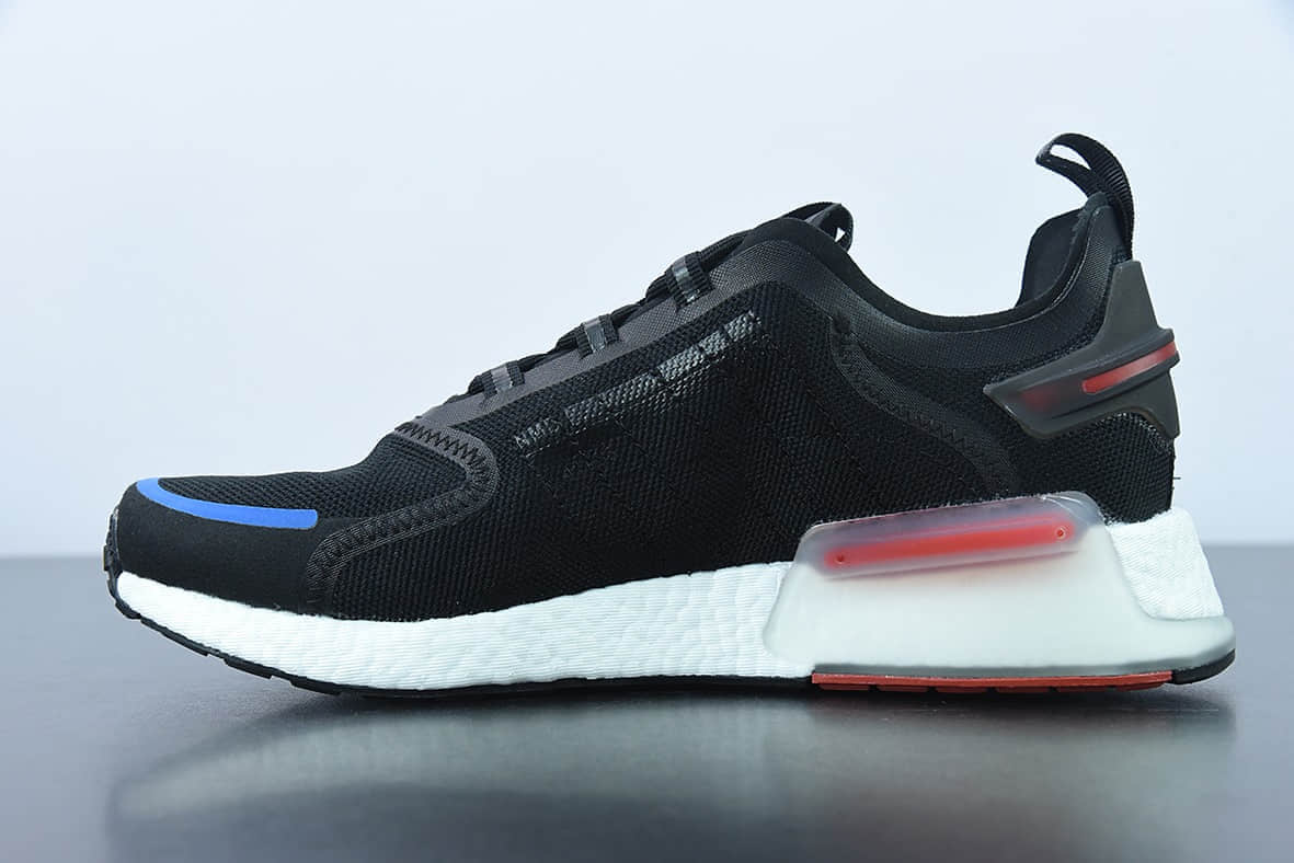 阿迪达斯Adidas Originals NMDV3经典三叶草黑色爆米花超弹中底休闲跑步鞋纯原版本 货号:GX3378