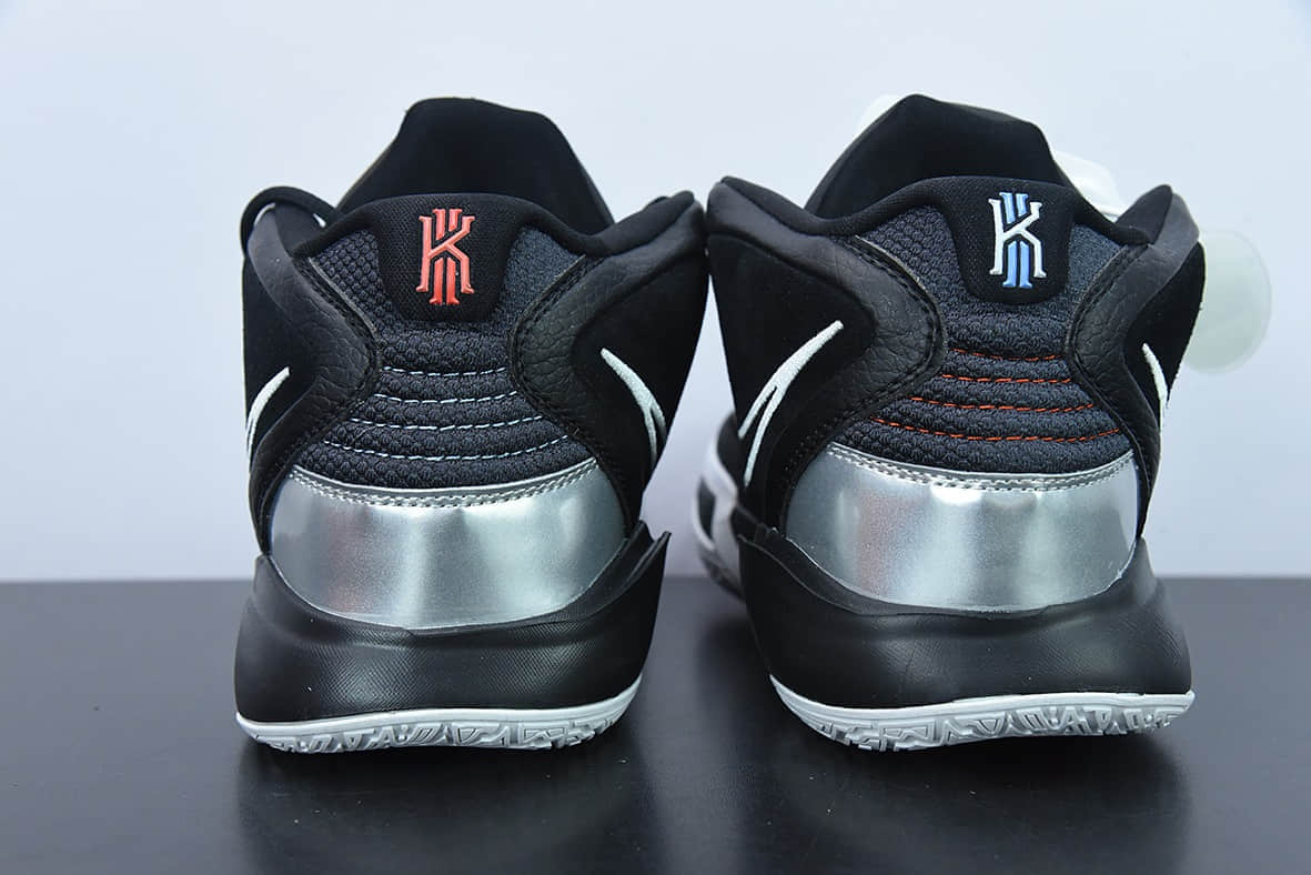 欧文Nike Kyrie Infinity 8 EPFire and Ice欧文8代黑银蓝可燃冰室内休闲运动中帮篮球鞋纯原版本 货号：DC9134-001