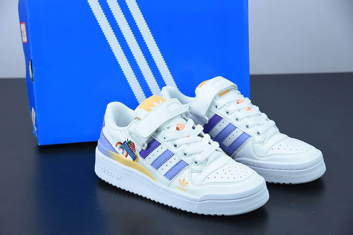 阿迪达斯 Adidas Forum 84 Low OG 夏日水果杨幂同款低帮百搭潮流休闲运动板鞋纯原版本 货号:GY8209
