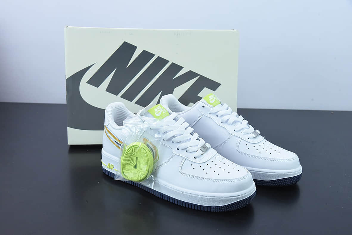耐克Nike Air Force 1 '07 Low “多彩叠勾”空军一号低帮休闲板鞋纯原版本 货号:BS8871-901