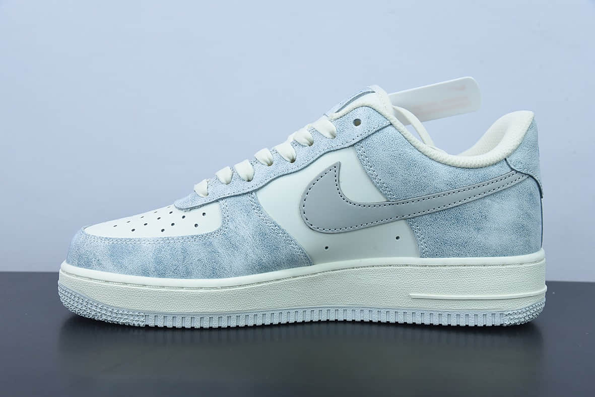 耐克Nike Air Force 1 Low ’07 岩石蓝配色空军一号低帮休闲板鞋纯原版本 货号:CL5568-663