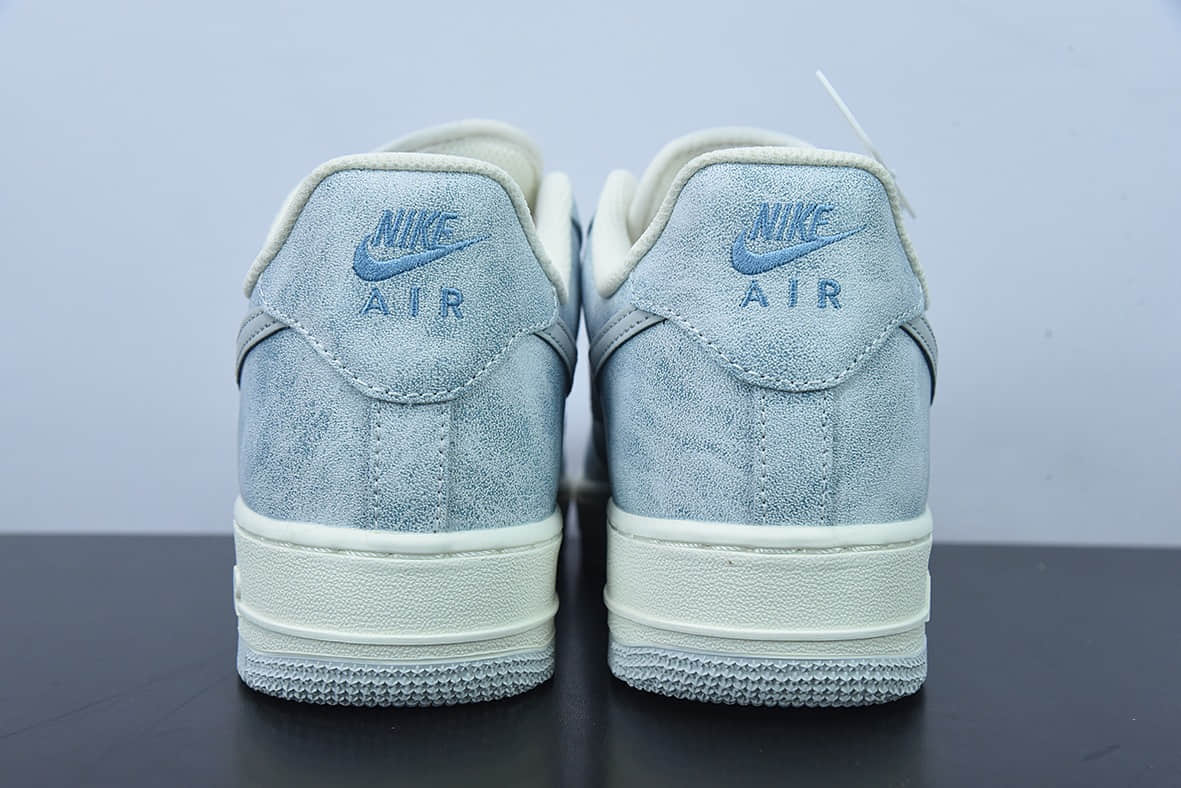 耐克Nike Air Force 1 Low ’07 岩石蓝配色空军一号低帮休闲板鞋纯原版本 货号:CL5568-663