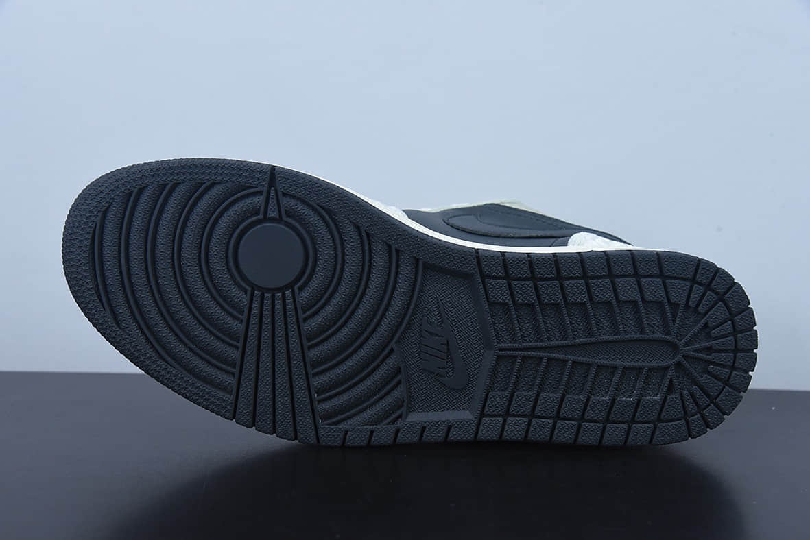 乔丹Air Jordan 1 Low AJ1 乔1黑灰绸缎低帮文化篮球鞋纯原版本 货号:DV1762-001