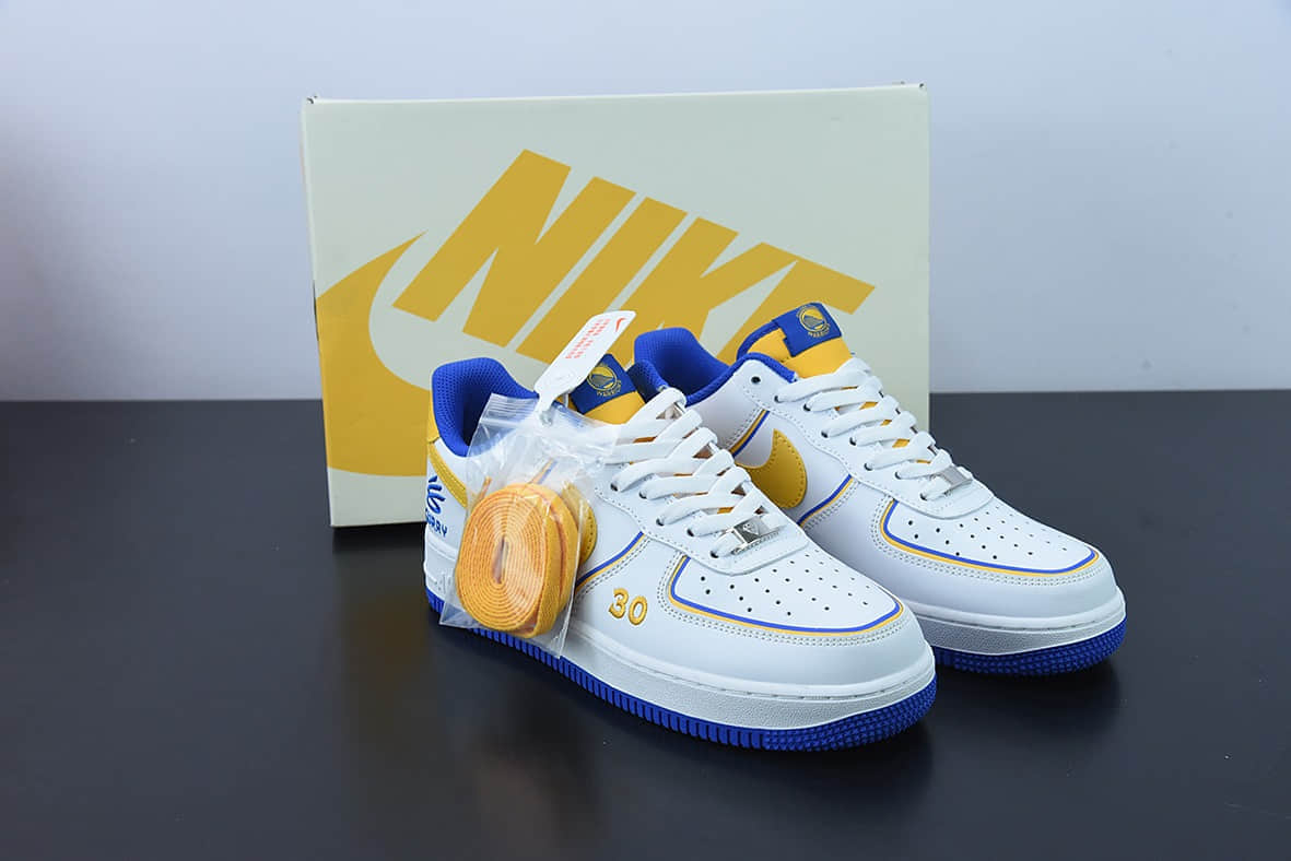 耐克Nike Air Force 1 '07 Low “勇士-库里限定”空军一号低帮休闲板鞋纯原版本 货号:BS8856-115