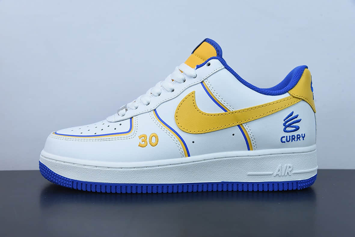 耐克Nike Air Force 1 '07 Low “勇士-库里限定”空军一号低帮休闲板鞋纯原版本 货号:BS8856-115