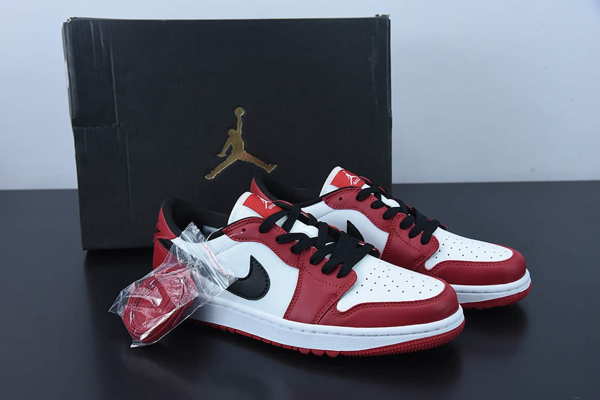 乔丹Air Jordan 1 Low Golf 高尔夫全新系列芝加哥低帮休闲板鞋纯原版本 货号:DD9315-600