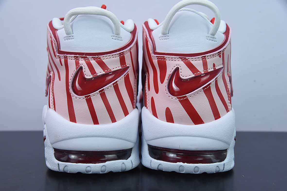 耐克Nike Air More Uptempo情人节限定皮蓬初代系列经典高街百搭休闲运动篮球鞋纯原版本 货号:921948-102