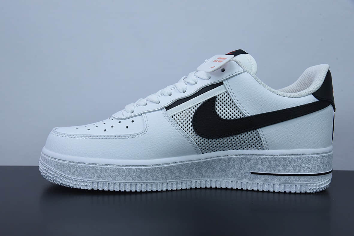 耐克Nike Air Force 1 Low 白黑红空军一号低帮运动休闲板鞋纯原版本 货号：DH7567-100