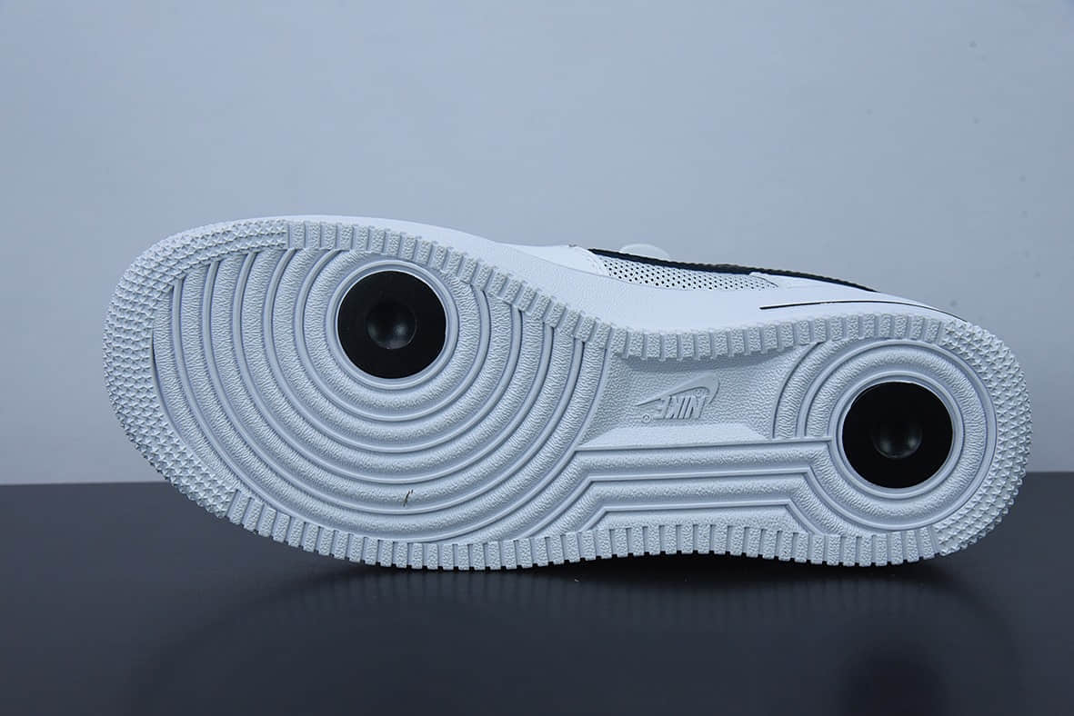 耐克Nike Air Force 1 Low 白黑红空军一号低帮运动休闲板鞋纯原版本 货号：DH7567-100