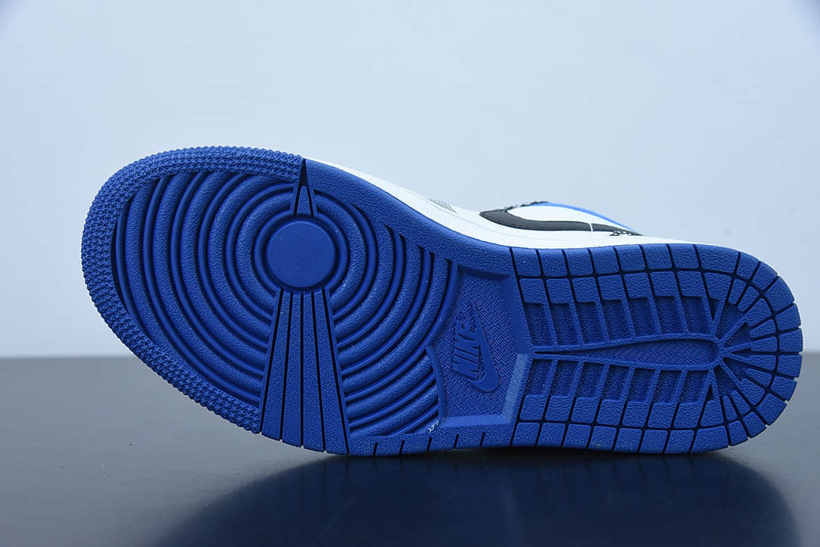 乔丹Air Jordan 1 AJ1 Low 乔丹1代白蓝灰白蓝爆裂纹低帮篮球鞋纯原版本 货号:DM1199-140