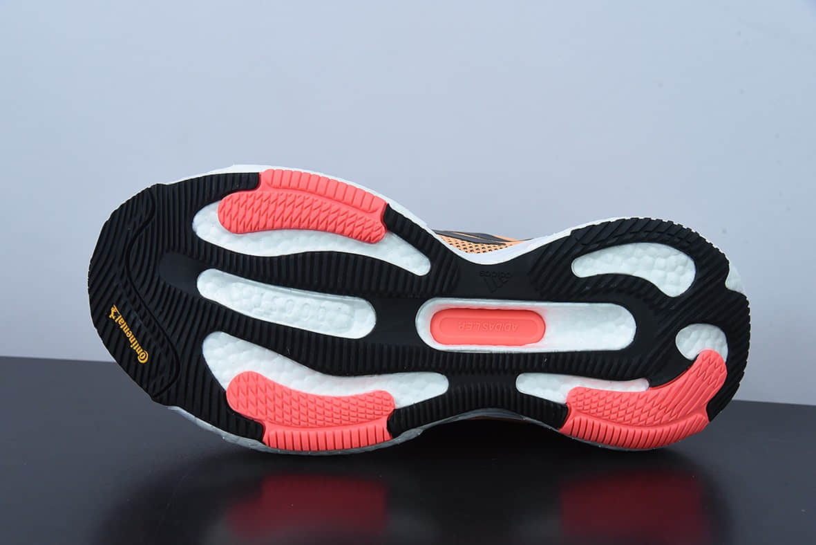 阿迪达斯Adidas Solar Glide 5 橙黄爆米花大底复古跑鞋纯原版本 货号: GX5470