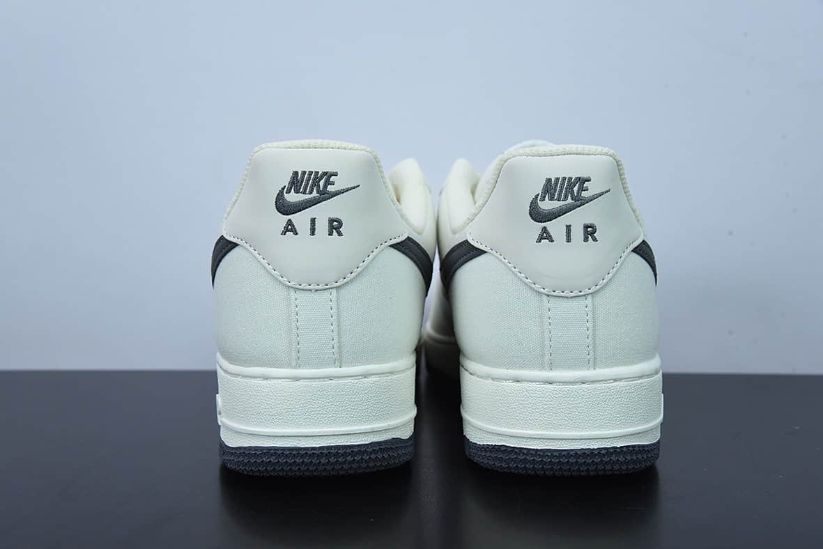 耐克NIke Air Force 1 '07 米深灰3M反光版空军一号低帮休闲板鞋纯原版本 货号:DG2296-007