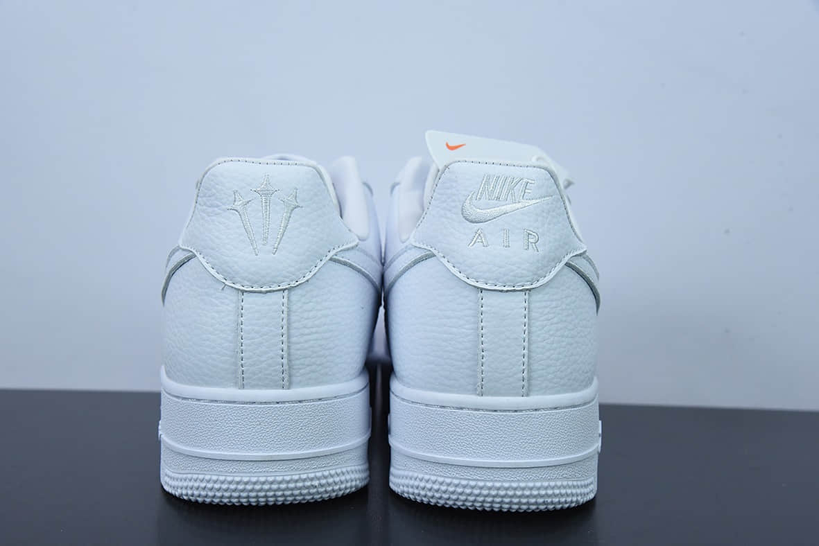 耐克Air Force 1 07 low空军一号全白荔枝纹低帮板鞋纯原版本 货号:CZ8065-100
