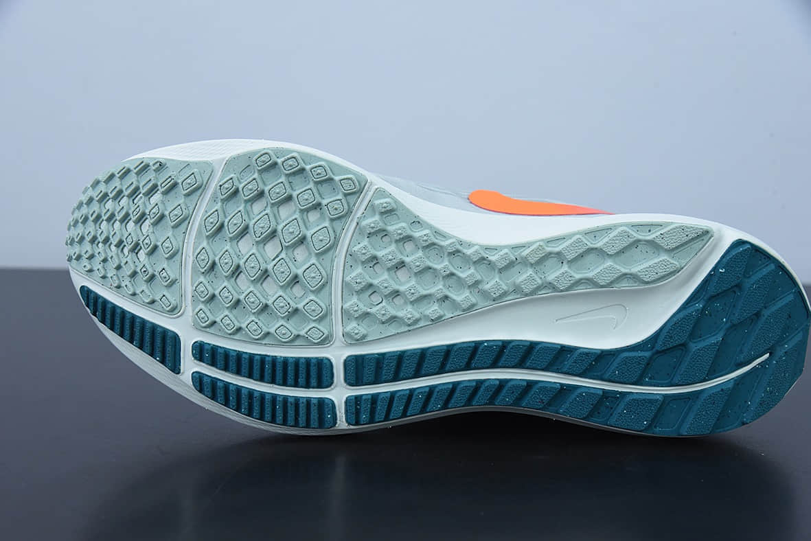 耐克Nike Air Zoom Pegasus 39GreyPatina green39代网织浅灰铜锈绿橙超级飞马涡轮增压马拉松休闲运动慢跑鞋纯原版本 货号:DH4071-003