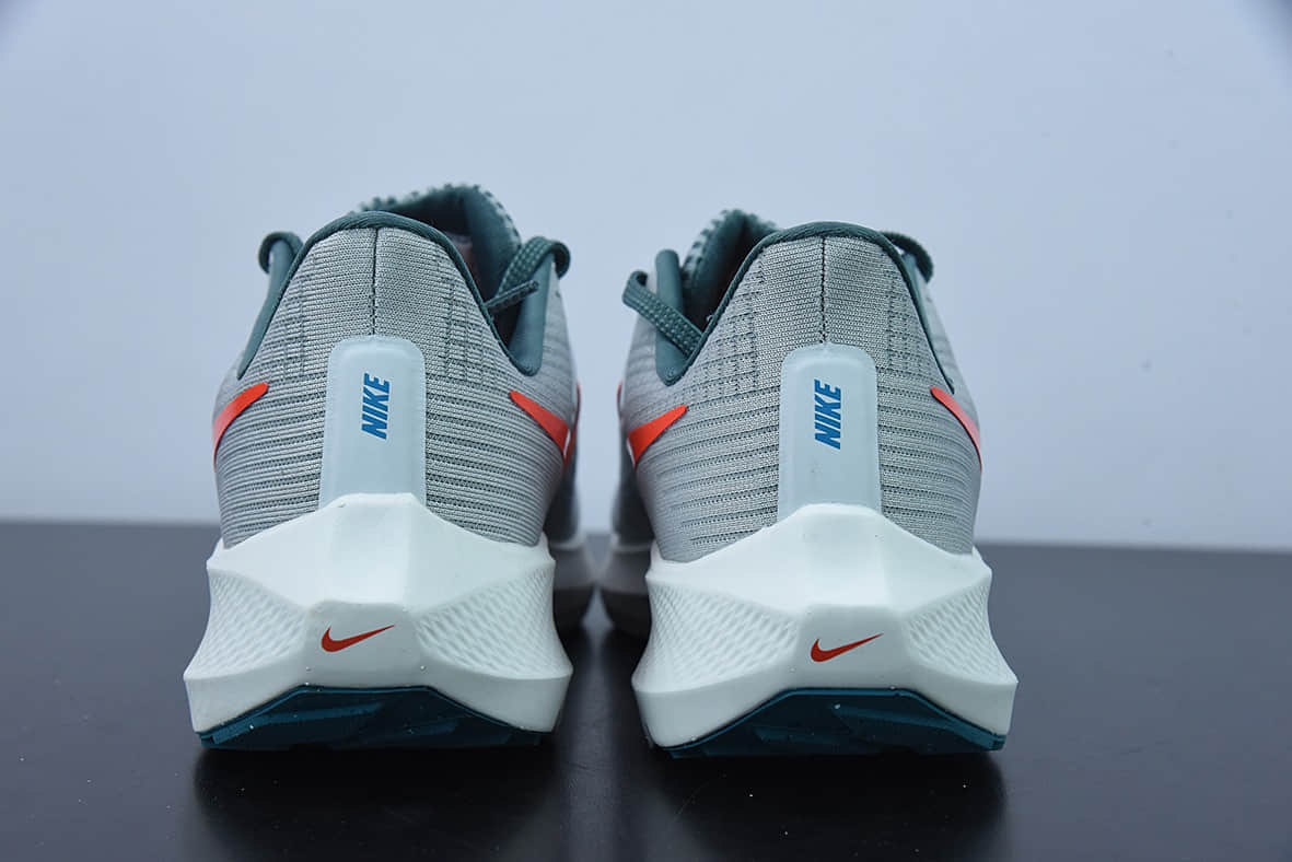 耐克Nike Air Zoom Pegasus 39GreyPatina green39代网织浅灰铜锈绿橙超级飞马涡轮增压马拉松休闲运动慢跑鞋纯原版本 货号:DH4071-003