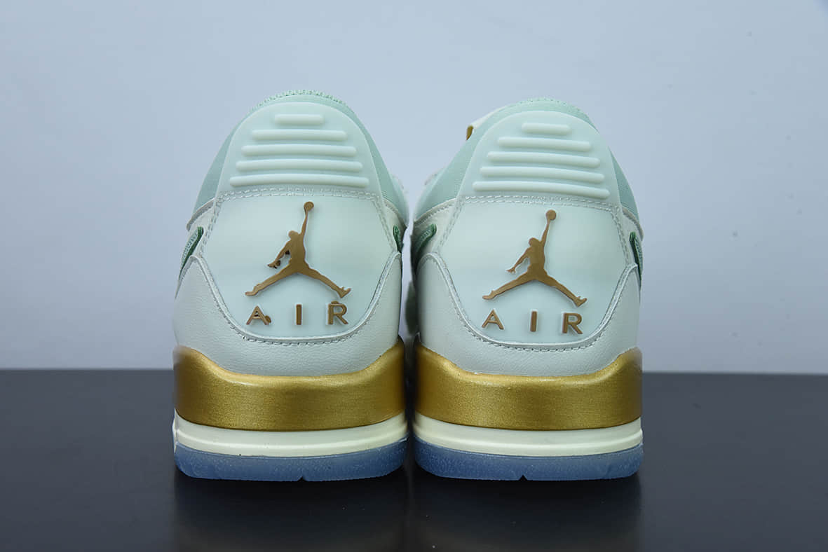 乔丹Air Jordan Legacy AJ312 Low 薄荷绿配色魔术贴三合一板鞋纯原版本 货号:DR8486-131