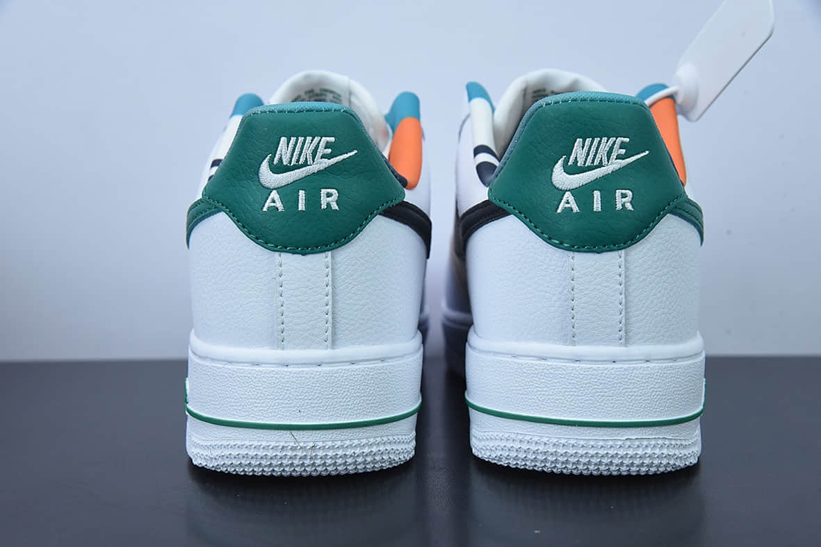 耐克Nike Air Force 1 Low 白绿勾空军一号低帮运动休闲板鞋纯原版本 货号:DM0109-100