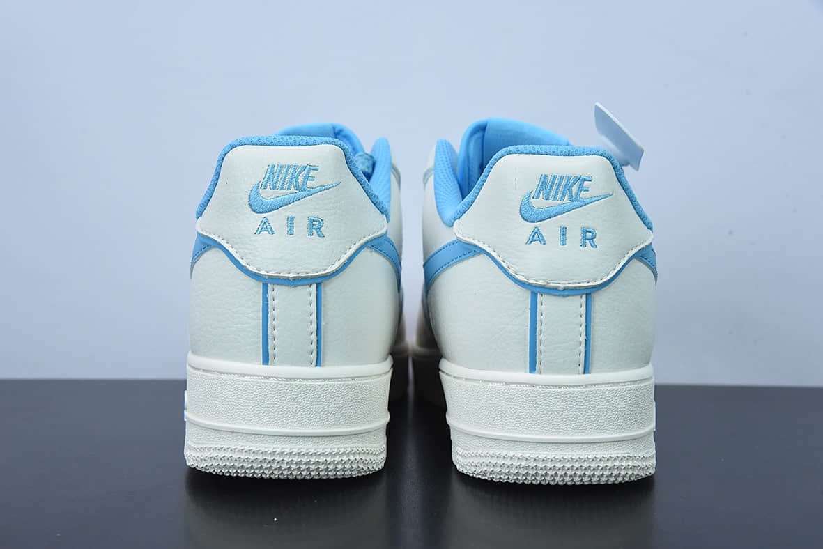 耐克NIke Air Force 1 '07 Low 米白蓝炫彩“夜魔侠”空军一号低帮休闲板鞋纯原版本 货号:UH8958-066