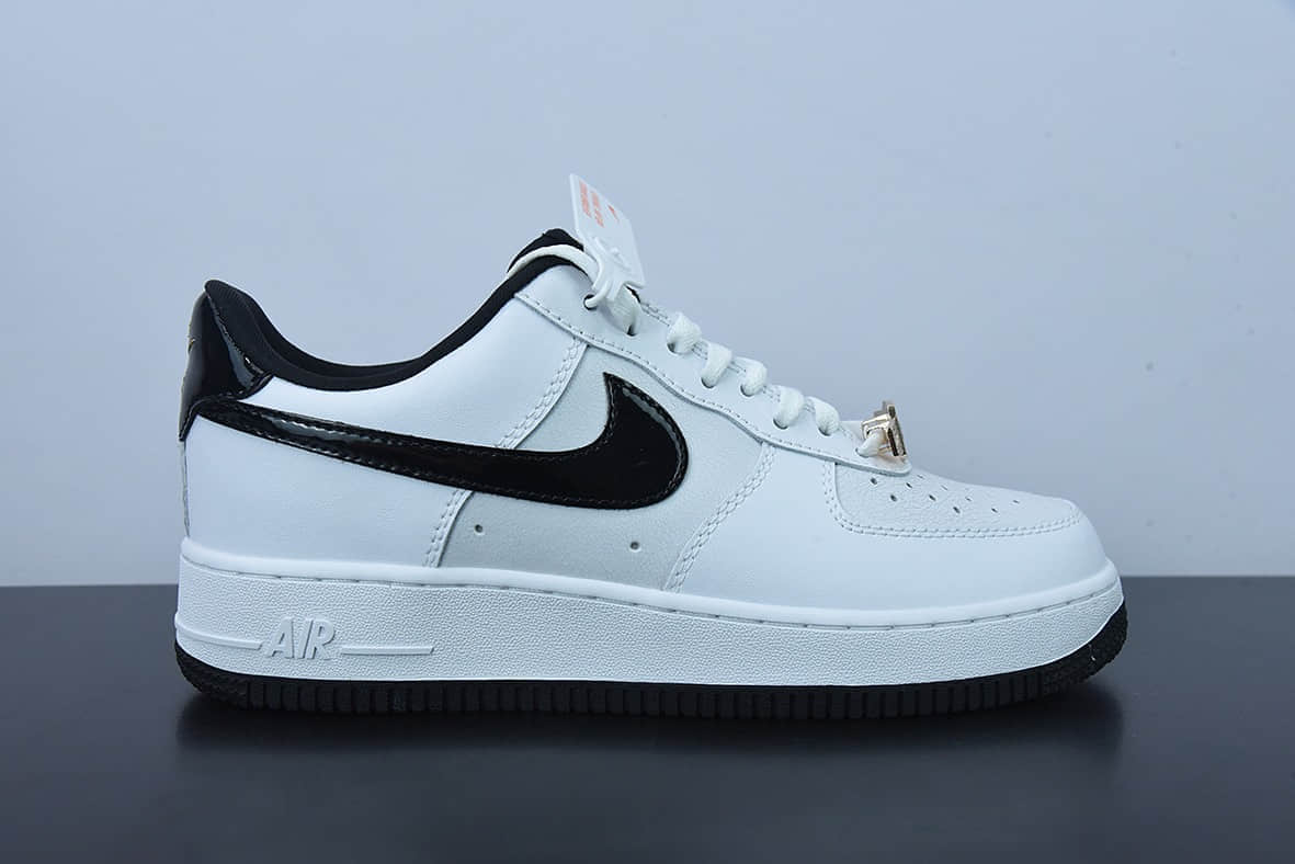 耐克Nike Air Force 1 Low 冠军漆皮勾空军一号低帮休闲板鞋纯原版本 货号：DQ0300-100