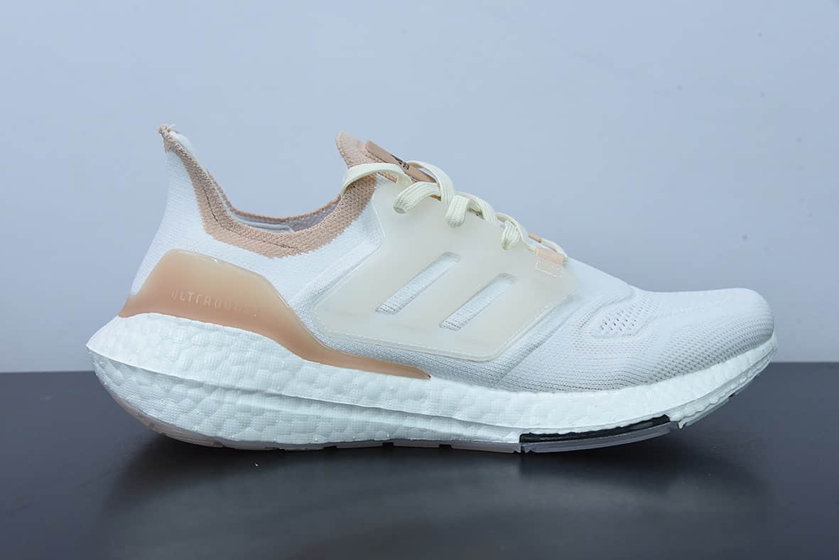 阿迪达斯Adidas Ultra Boost ub2022 Consortium 全新配色白桔爆米花跑鞋纯原版本 货号:GX8072