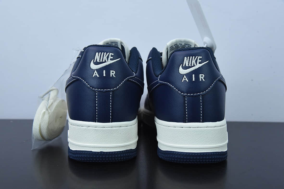 耐克Nike Air Force 1'07 Low 米深蓝马克线满天星配色空军一号低帮休闲板鞋纯原版本 货号:SG6928-698