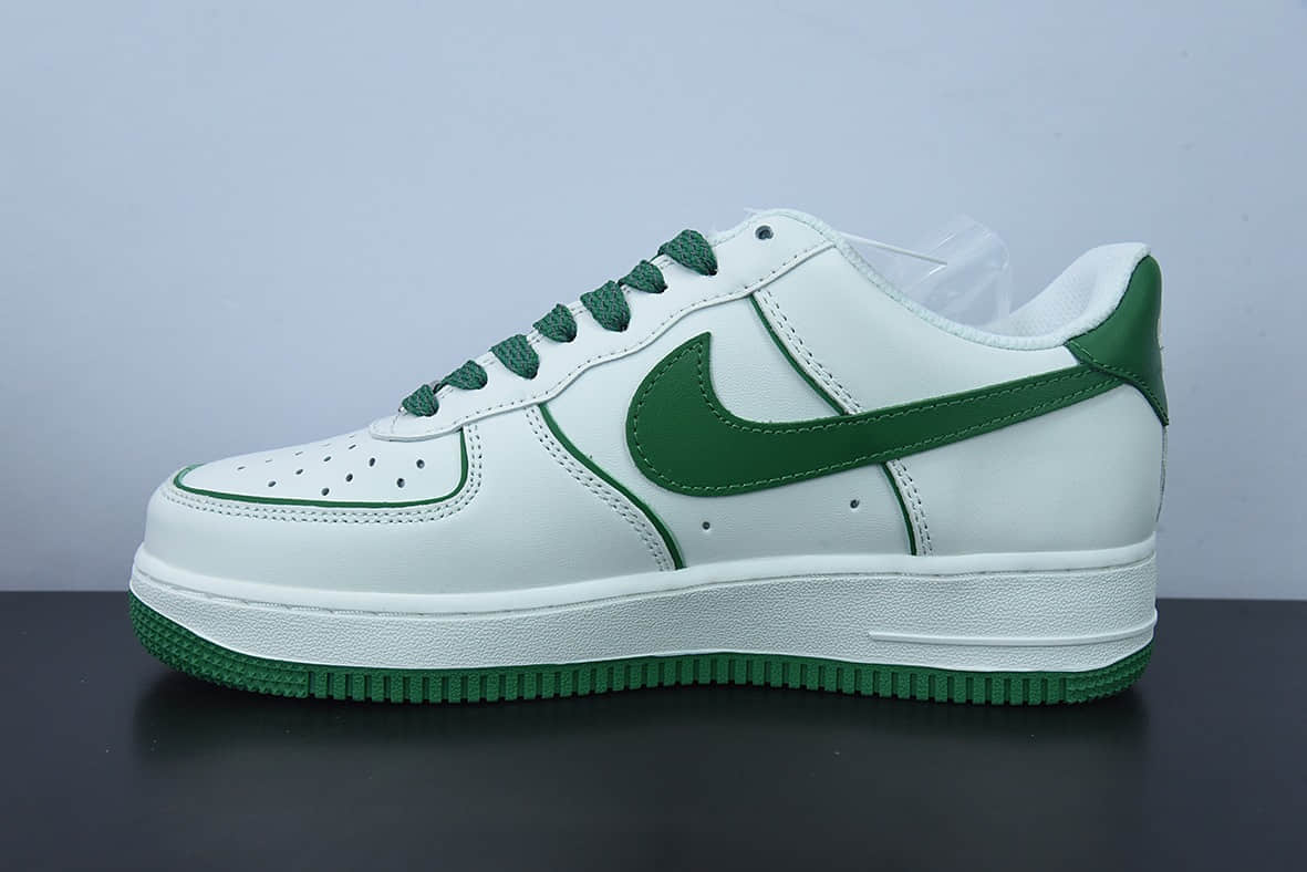 耐克Nike MLB x Nike Air Force 1 '07 Low NY白绿印花联名款空军一号低帮休闲板鞋纯原版本 货号:BS8806-533