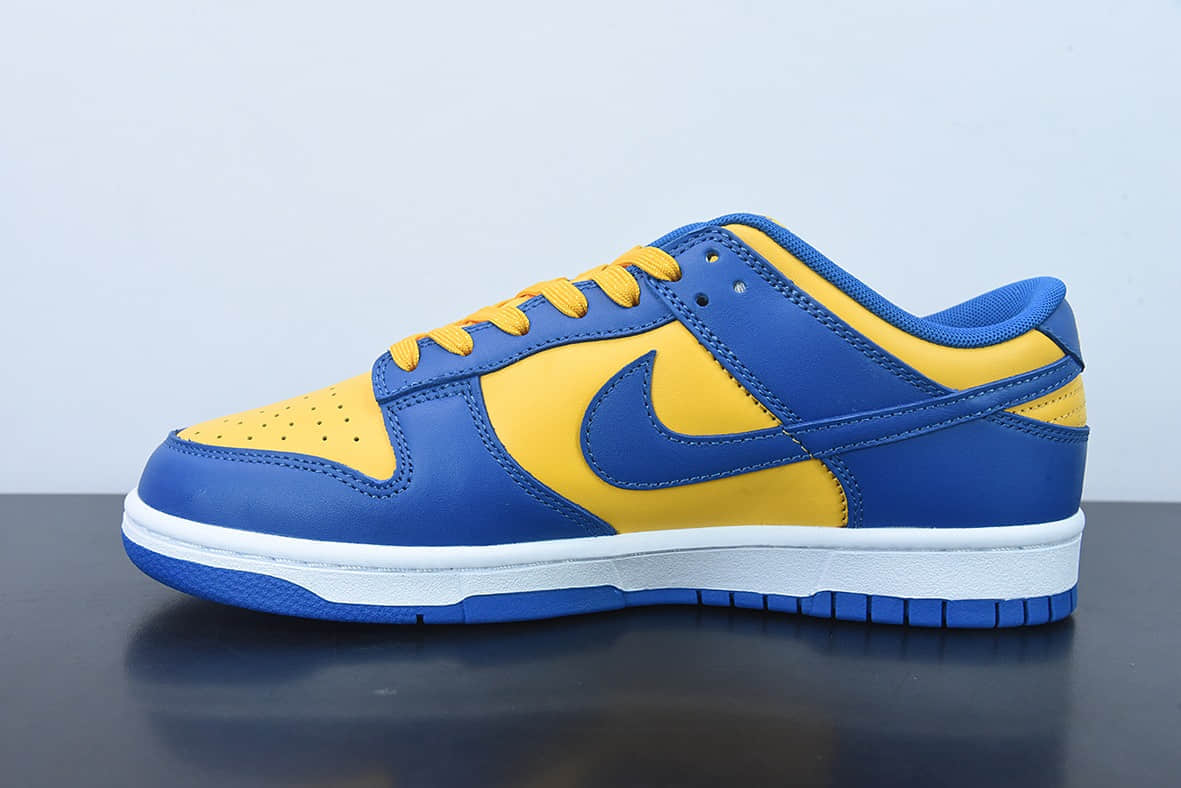 耐克Nike Dunk Low “Warriors”蓝黄金州勇士队皇家蓝大学金低帮休闲板鞋纯原版本 货号：DD1391-402