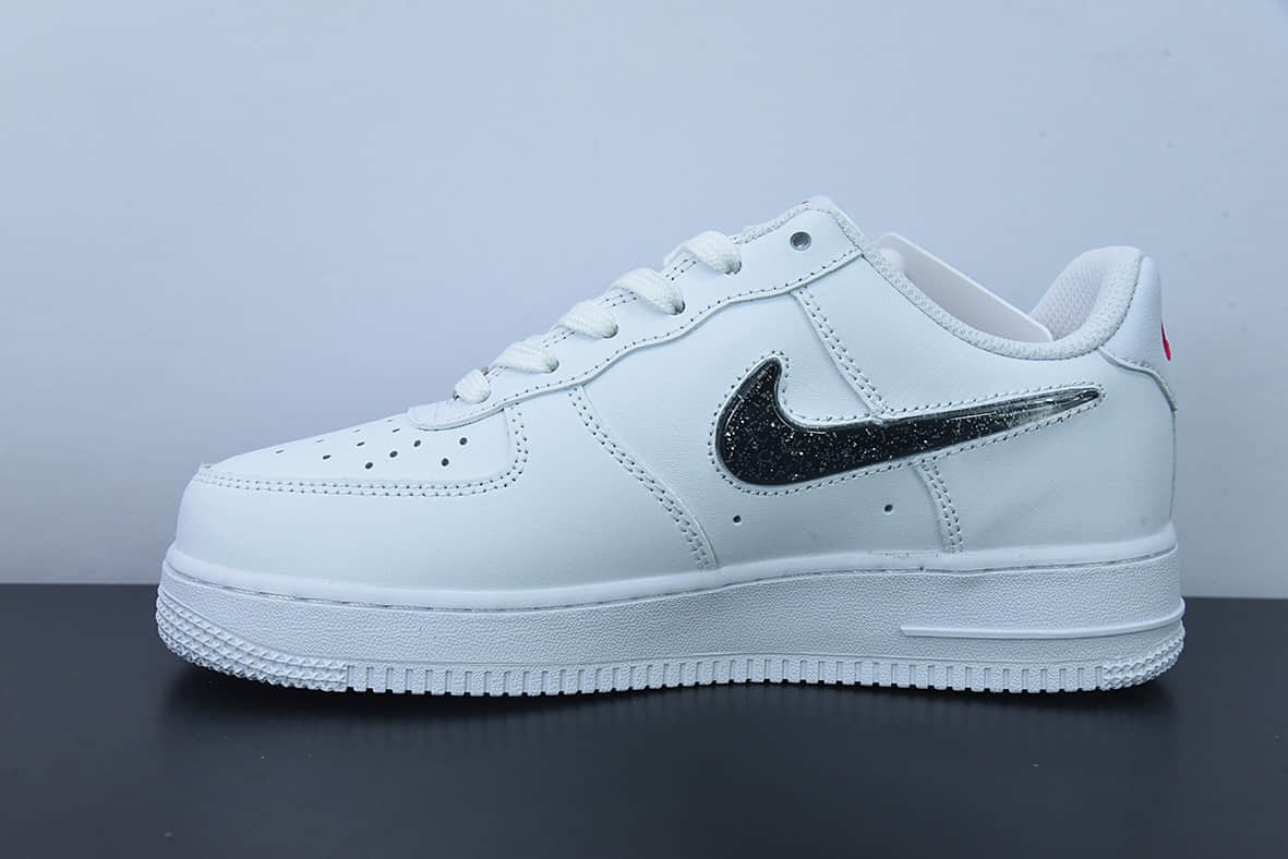 耐克Nike Air Force 1 LV8(GS)白银满天星果冻勾空军一号低帮休闲板鞋纯原版本 货号:DC9651-100